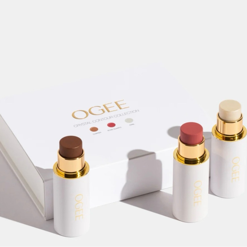 Crystal Contour Collection - Brown, Red, Cream